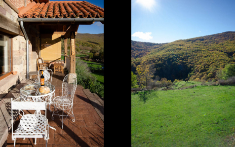 Great scenery from terraces